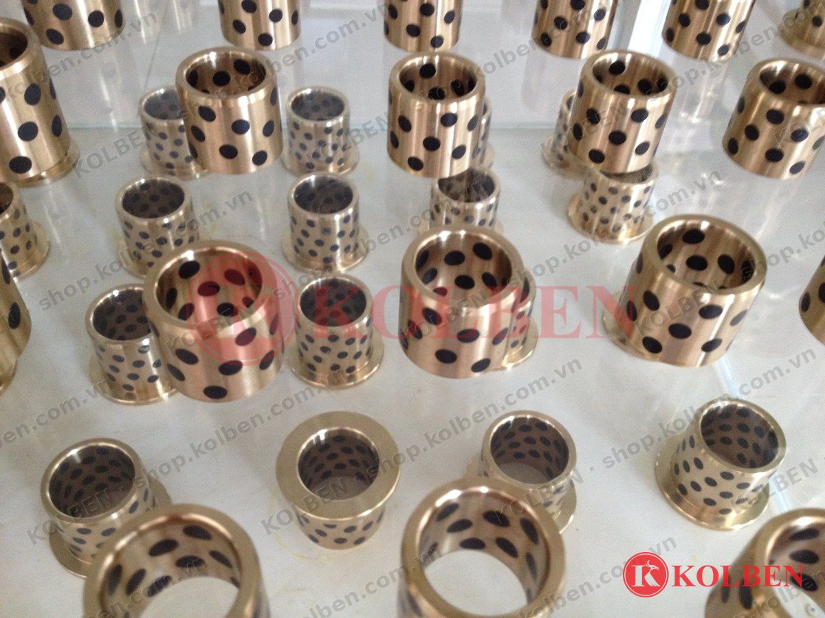 Nhiều kích thước bạc tự bôi trơn có vai và bạc trụ