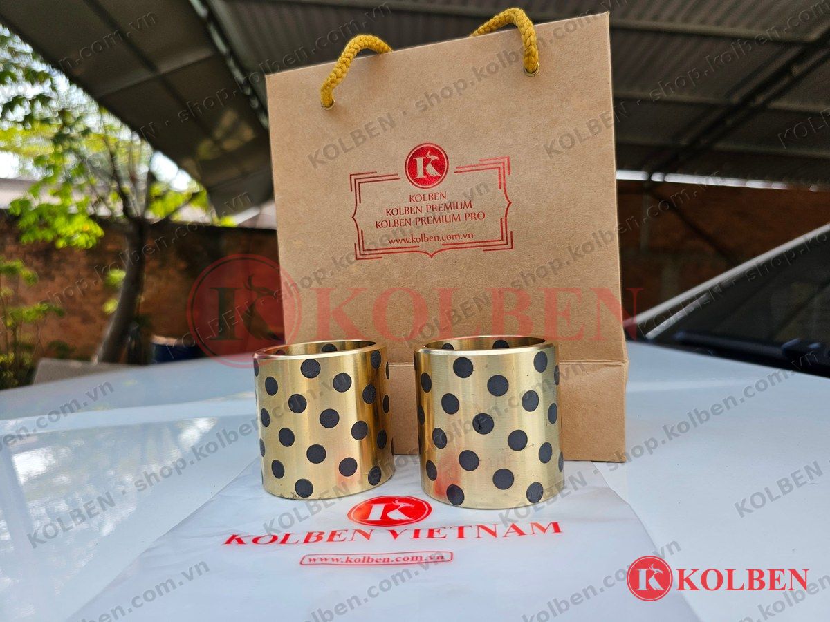 Bạc lót SPB bạc đồng cấy graphite tự bôi trơn KOLBEN