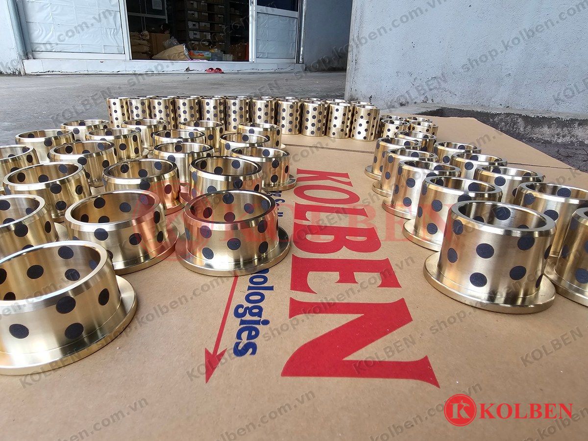 Lô bạc đồng tự bôi trơn thành phẩm tại xưởng ITAS KOLBEN